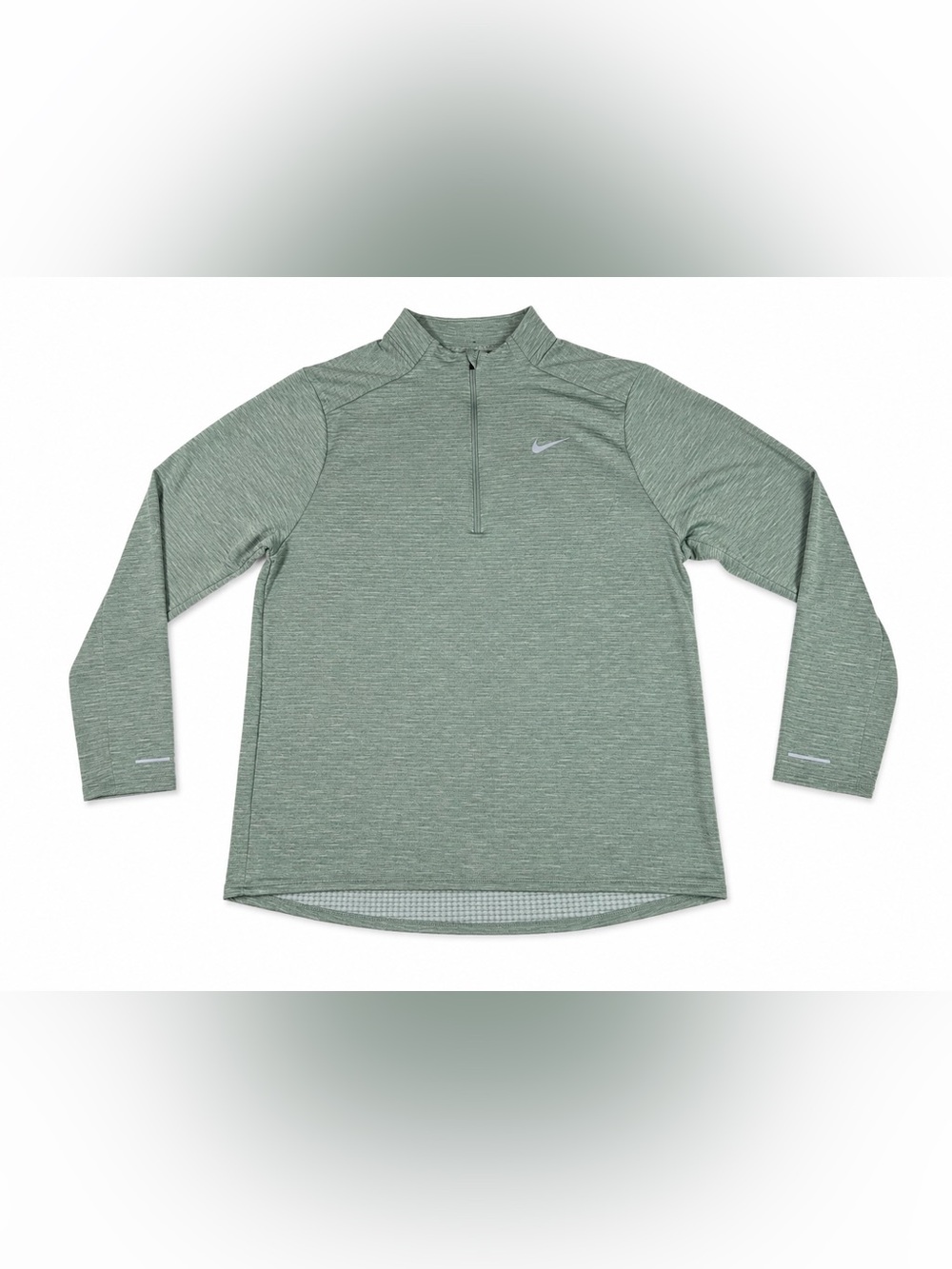 Nike Therma-FIT Repel Running 1/2 Zip Shirt Men XL Green Reflective NWT $95